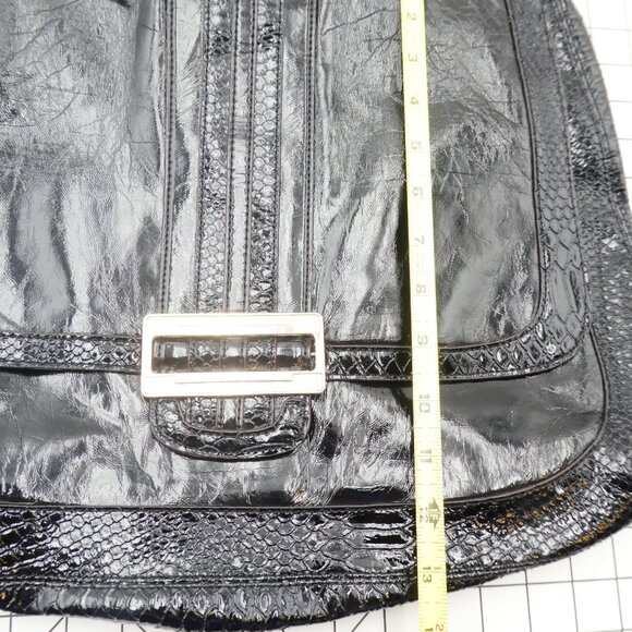 Anya Hindmarch for Target Black Faux Leather Shoulder Bag As-Is - Picture 3 of 11